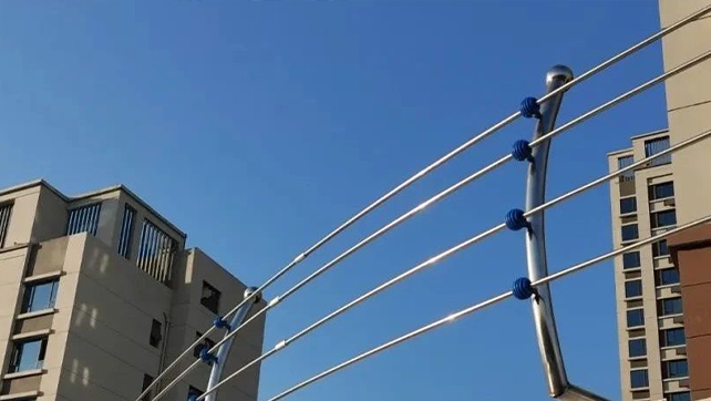 你见过弧形的不锈钢电子围栏吗？